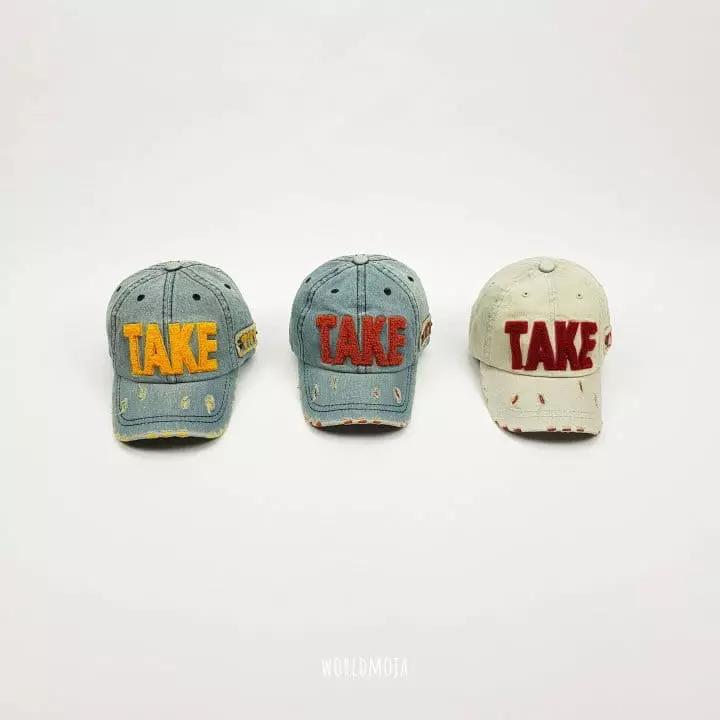 New World - Korean Children Fashion - #fashionkids - Take Denim Handle Ball Cap Kid - 2