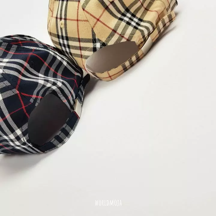 New World - Korean Children Fashion - #kidsshorts - Big Check Ball Cap - 2