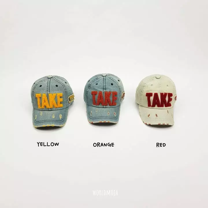 New World - Korean Children Fashion - #kidsshorts - Take Denim Handle Ball Cap Kid - 3