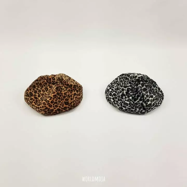New World - Korean Children Fashion - #kidsstore - Leopard Beret Hat