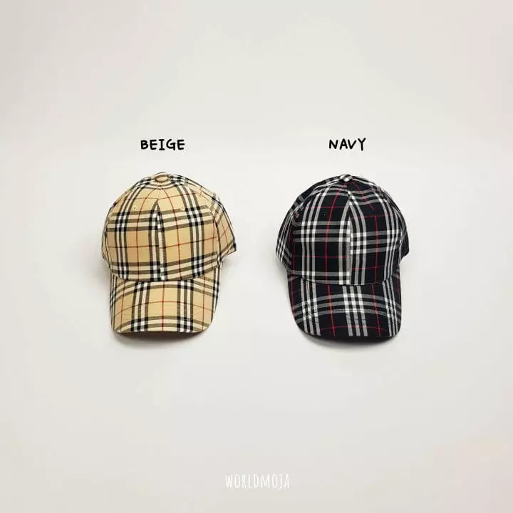 New World - Korean Children Fashion - #kidsstore - Big Check Ball Cap - 4
