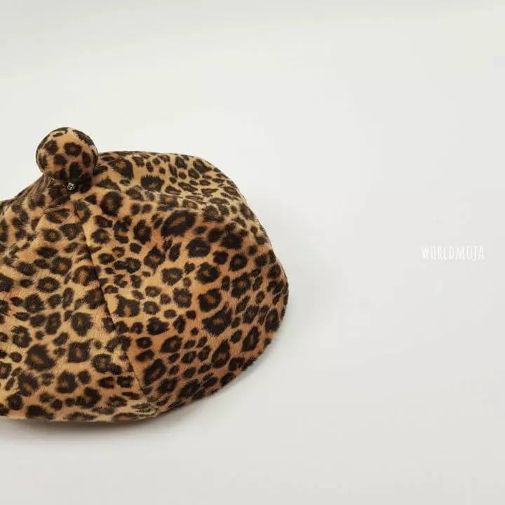 New World - Korean Children Fashion - #Kfashion4kids - Leopard Beret Hat - 4