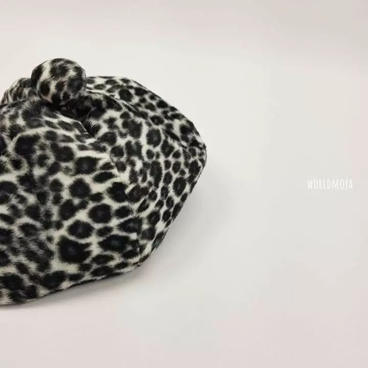New World - Korean Children Fashion - #magicofchildhood - Leopard Beret Hat - 5