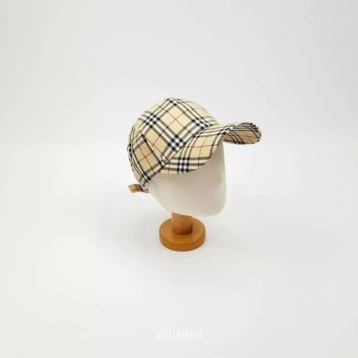 New World - Korean Children Fashion - #minifashionista - Big Check Ball Cap - 8