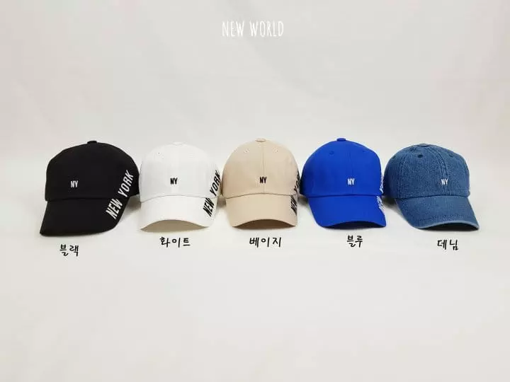 New World - Korean Children Fashion - #prettylittlegirls - NY New York Ball Cap Denim - 3