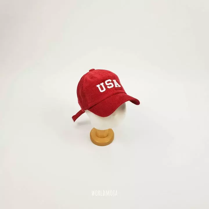 New World - Korean Children Fashion - #todddlerfashion - USA Corduroy Ball Cap - 3