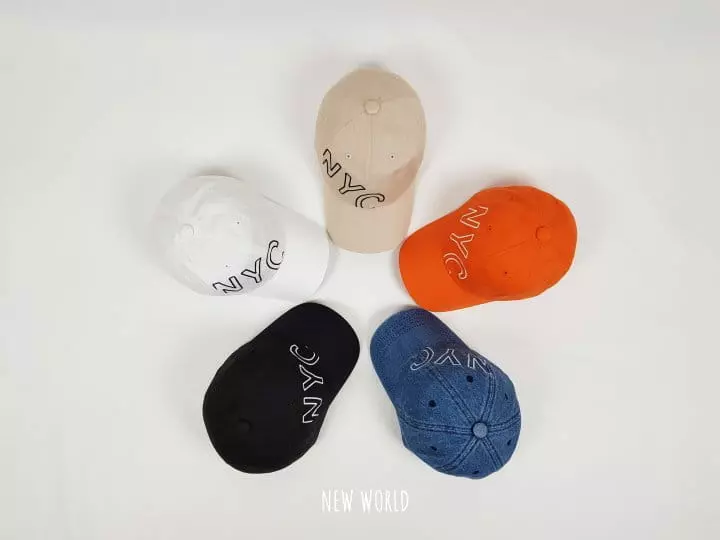 New World - Korean Children Fashion - #todddlerfashion - NYC Side Embroidery Ball Cap