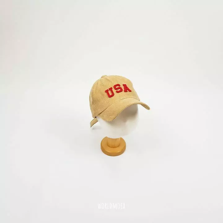 New World - Korean Children Fashion - #todddlerfashion - USA Corduroy Ball Cap - 4