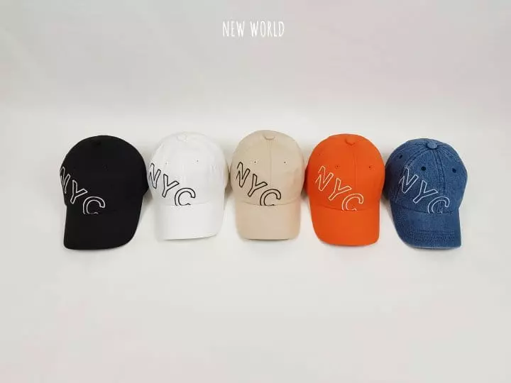 New World - Korean Children Fashion - #toddlerclothing - NYC Side Embroidery Ball Cap - 2