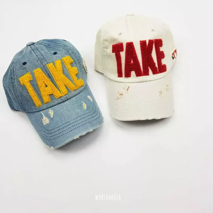 New World - Korean Women Fashion - #momslook - Take Denim Handle Ball Cap Mom