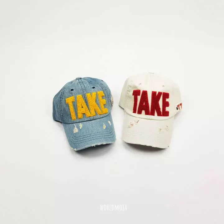 New World - Korean Women Fashion - #womensfashion - Take Denim Handle Ball Cap Mom - 2