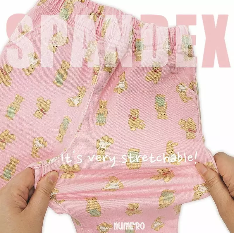 Numero - Korean Children Fashion - #Kfashion4kids - Rabbit Teddy Span Pants - 3