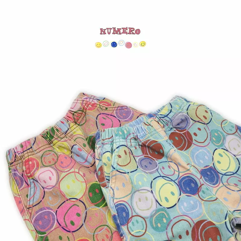 Numero - Korean Children Fashion - #discoveringself - Smile Pants