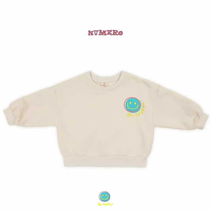 Numero - Korean Children Fashion - #fashionkids - Smile Sweatshirt - 4