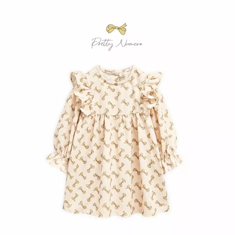 Numero - Korean Children Fashion - #kidsshorts - Ribbon One-piece - 2