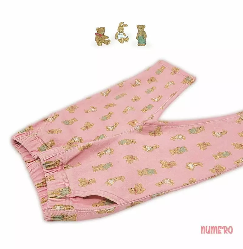 Numero - Korean Children Fashion - #kidsstore - Rabbit Teddy Span Pants