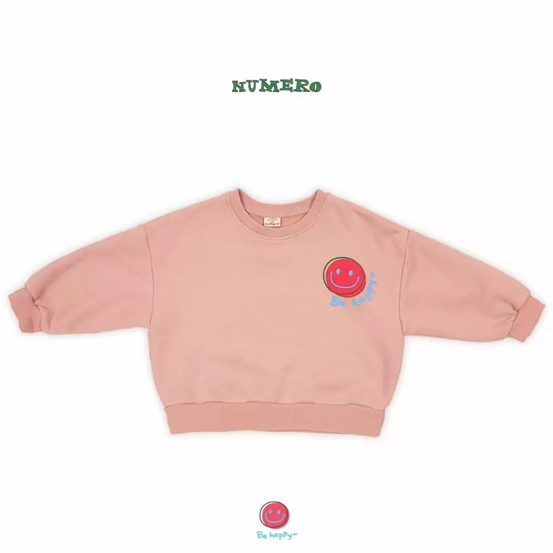 Numero - Korean Children Fashion - #kidzfashiontrend - Smile Sweatshirt - 6