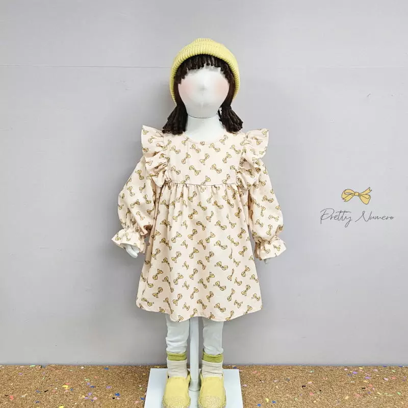 Numero - Korean Children Fashion - #kidsstore - Ribbon One-piece - 4