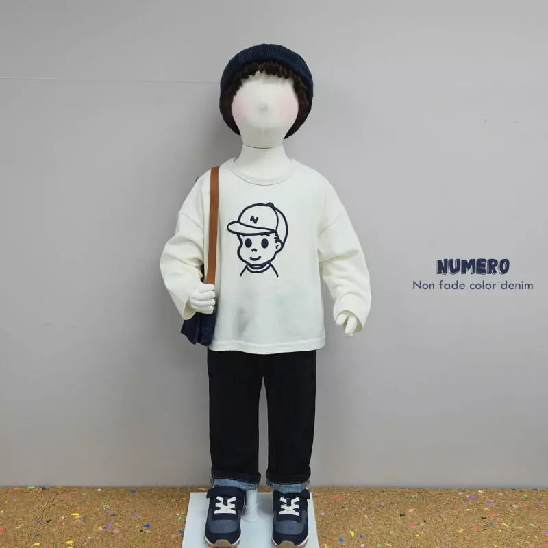 Numero - Korean Children Fashion - #littlefashionista - Row Span Jeans - 5