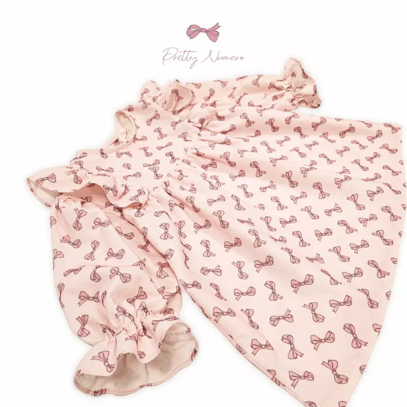 Numero - Korean Children Fashion - #magicofchildhood - Ribbon One-piece - 7