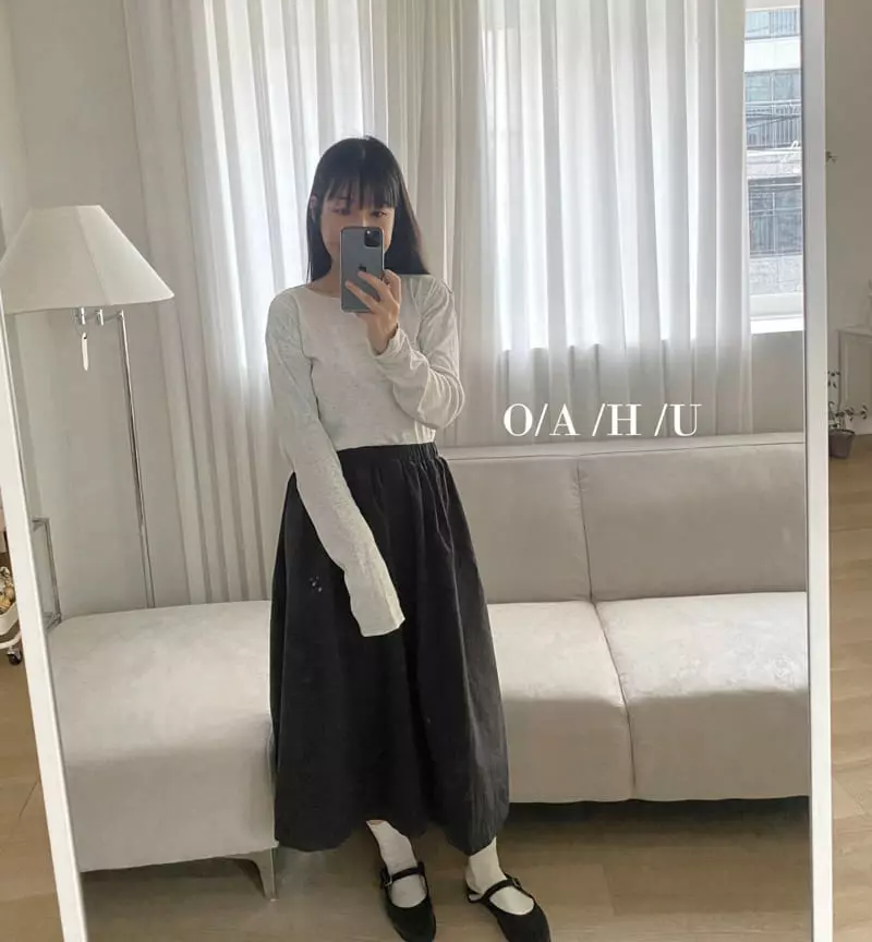 O'Ahu - Korean Women Fashion - #momslook - Mom Pury Skirt - 3