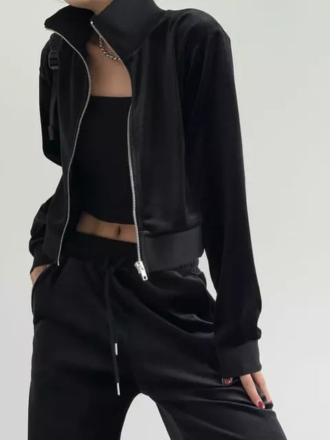 One The Woman - Korean Women Fashion - #momslook - Secret Velvet SET - 8
