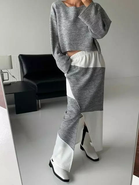 One The Woman - Korean Women Fashion - #momslook - Smuss Set - 6