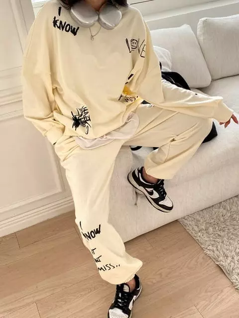 One The Woman - Korean Women Fashion - #pursuepretty - LoveJOgger Set - 4