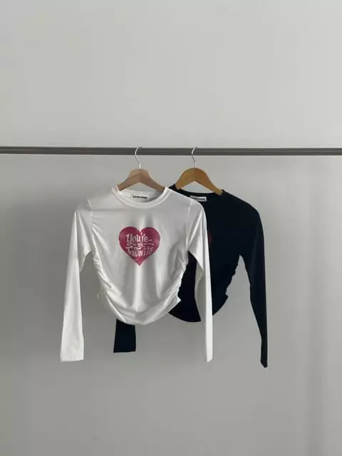 One The Woman - Korean Women Fashion - #romanticstyle - My Heart Tee - 7