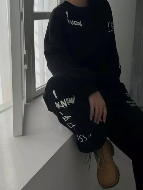 One The Woman - Korean Women Fashion - #shopsmall - LoveJOgger Set - 6