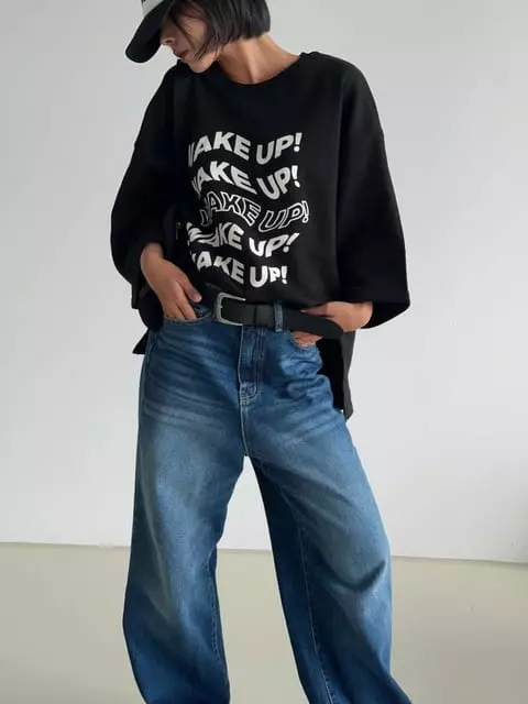 One The Woman - Korean Women Fashion - #womensfashion - Wake Over Tee - 5