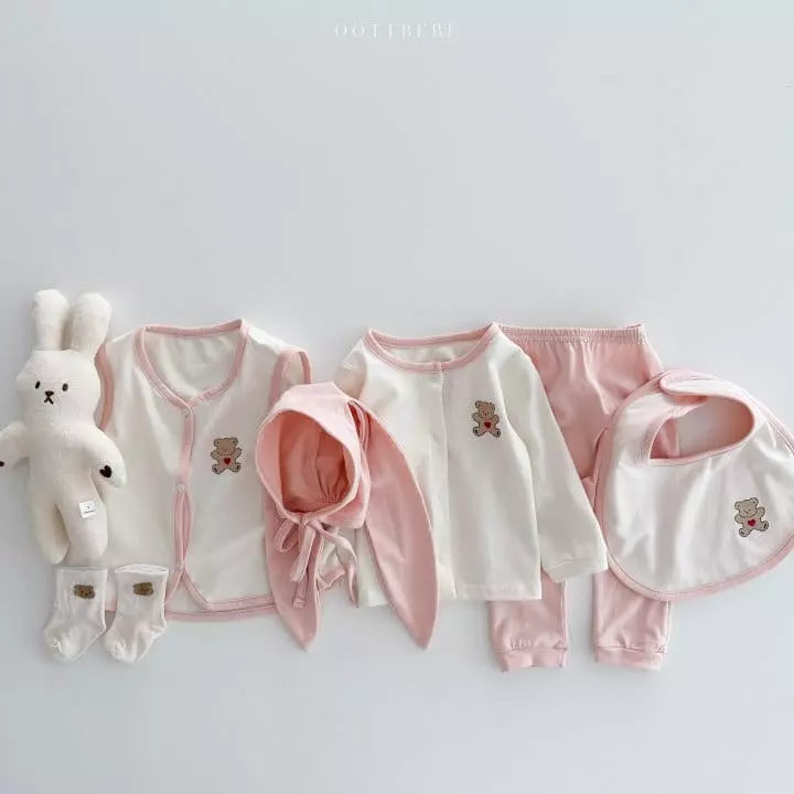 Oott Bebe - Korean Baby Fashion - #babyboutique - Sweet Modal Bunny Bonnet - 10