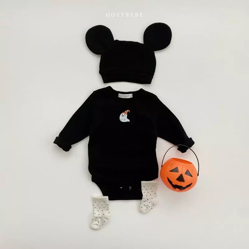Oott Bebe - Korean Baby Fashion - #babyboutique - Ghoast Bodysuit - 2