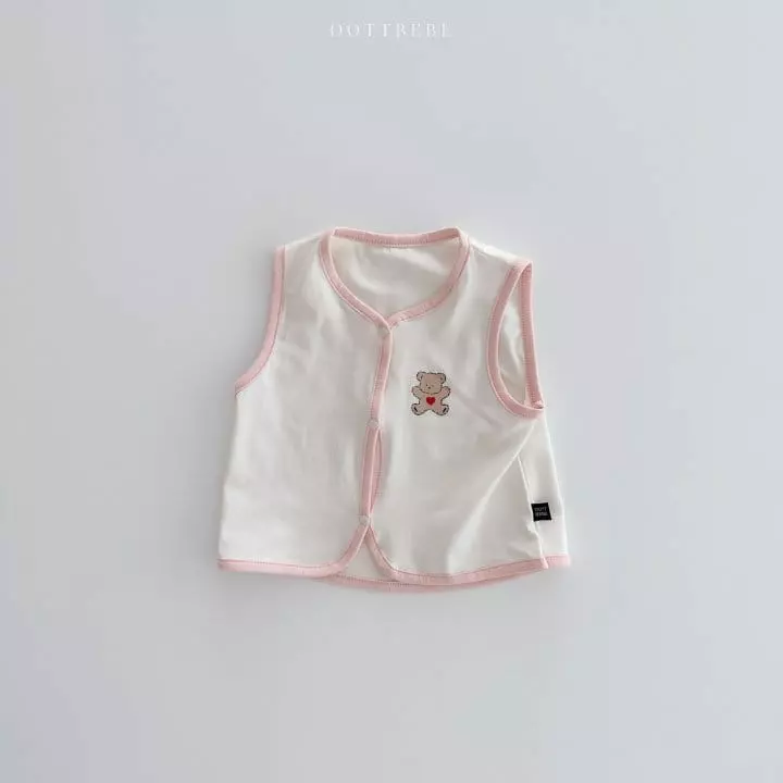 Oott Bebe - Korean Baby Fashion - #babyclothing - Sweet Modal Vest 2~12m - 2