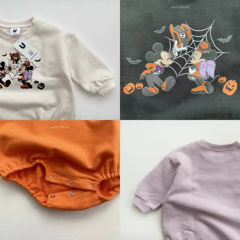 Oott Bebe - Korean Baby Fashion - #babygirlfashion - D Halloween Bodysuit - 11