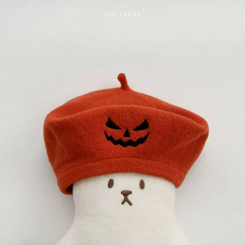 Oott Bebe - Korean Baby Fashion - #babylifestyle - Ghoast Beret Hat 6m~3y - 2