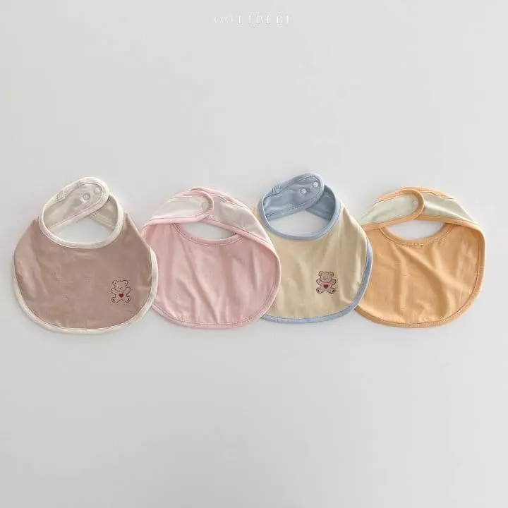 Oott Bebe - Korean Baby Fashion - #babyootd - Sweet Modal Reversible Bib - 5
