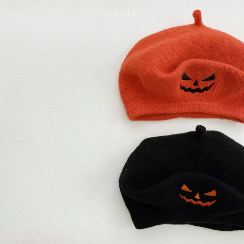 Oott Bebe - Korean Baby Fashion - #babyoninstagram - Ghoast Beret Hat 6m~3y - 4