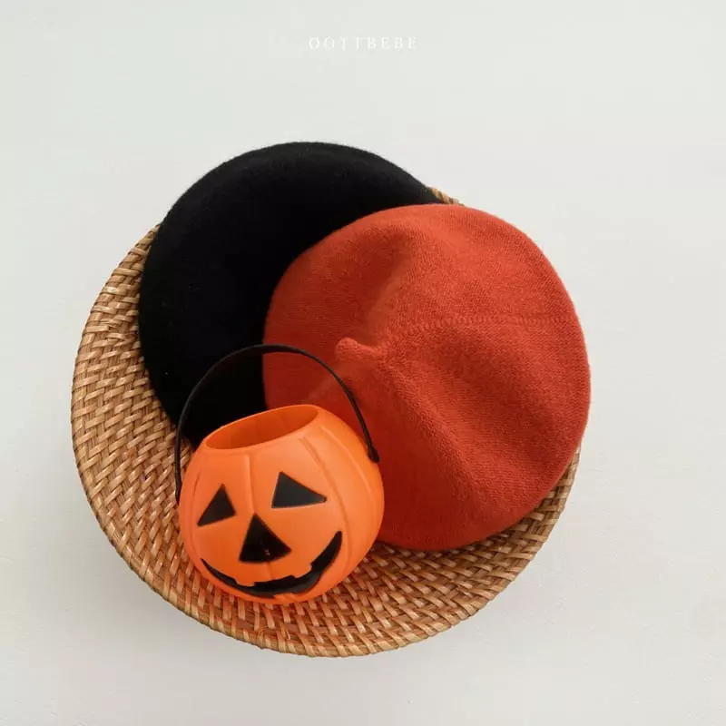 Oott Bebe - Korean Baby Fashion - #babyoutfit - Ghoast Beret Hat 6m~3y - 6
