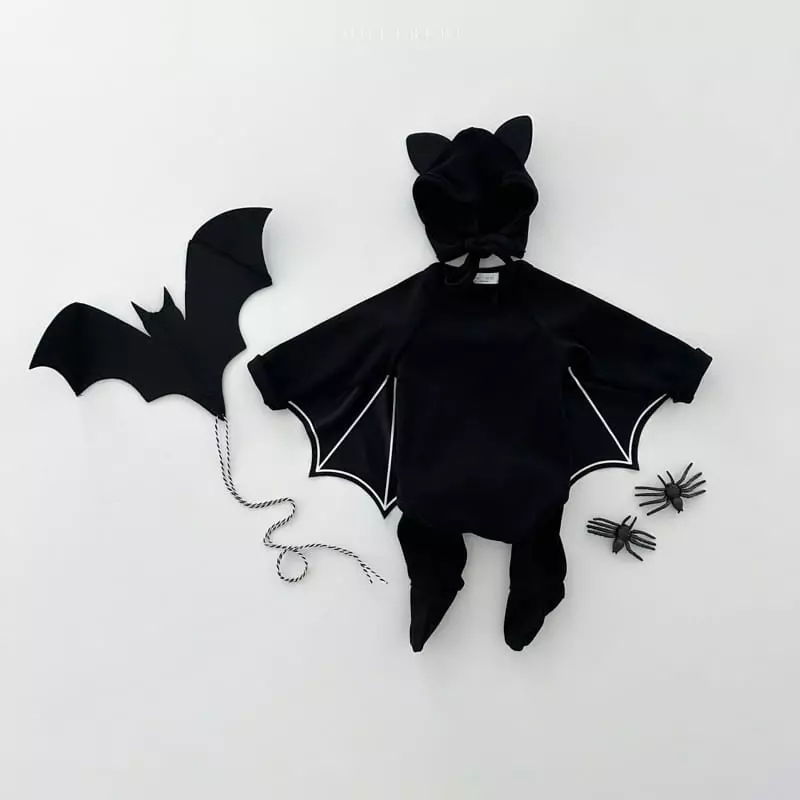 Oott Bebe - Korean Baby Fashion - #babywear - Bat Bodysuit Leggings Set - 12