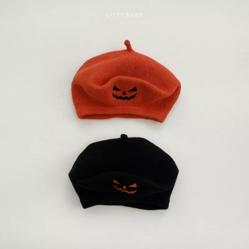 Oott Bebe - Korean Baby Fashion - #onlinebabyshop - Ghoast Beret Hat 6m~3y - 9