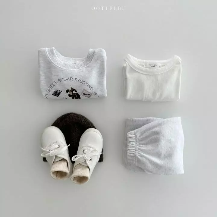 Oott Bebe - Korean Children Fashion - #discoveringself - Favorit Top Bottom Set - 9