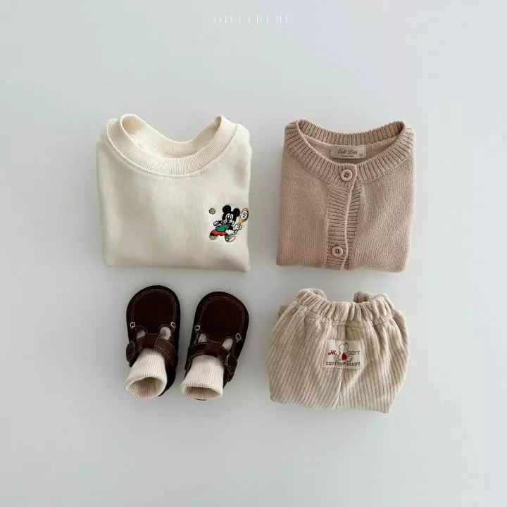 Oott Bebe - Korean Children Fashion - #fashionkids - Tennis M Sweatshirt - 11