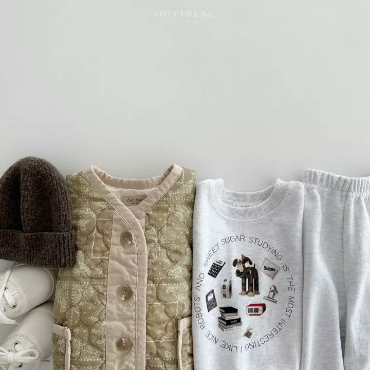 Oott Bebe - Korean Children Fashion - #stylishchildhood - Favorit Top Bottom Set - 5