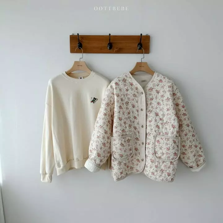 Oott Bebe - Korean Women Fashion - #momslook - Tennis M Sweatshirt Mom ~105 - 10