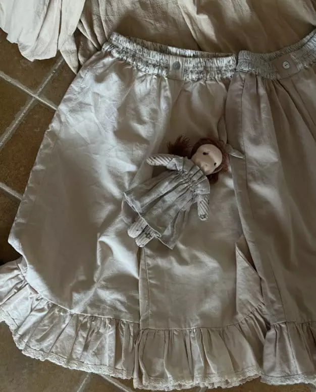 Otaly - Korean Children Fashion - #Kfashion4kids - Frill Pants