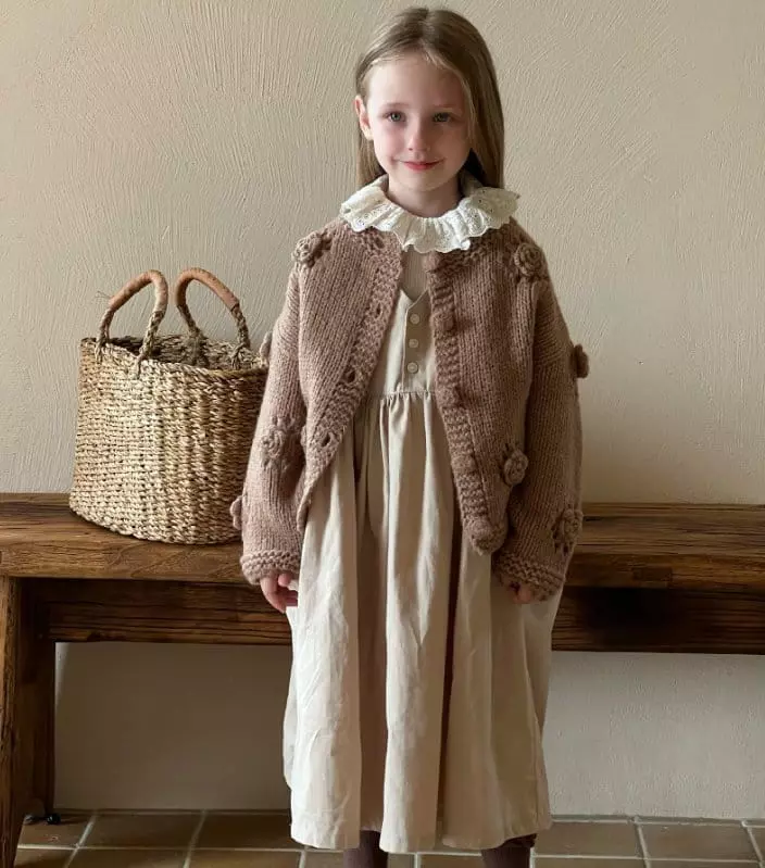 Otaly - Korean Children Fashion - #designkidswear - Browine Cardigan - 5