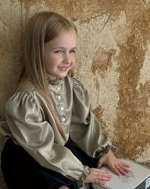 Otaly - Korean Children Fashion - #magicofchildhood - Shatin Blouse - 5