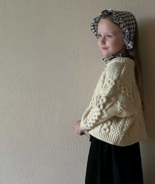 Otaly - Korean Children Fashion - #minifashionista - Twist Knit Tee - 2