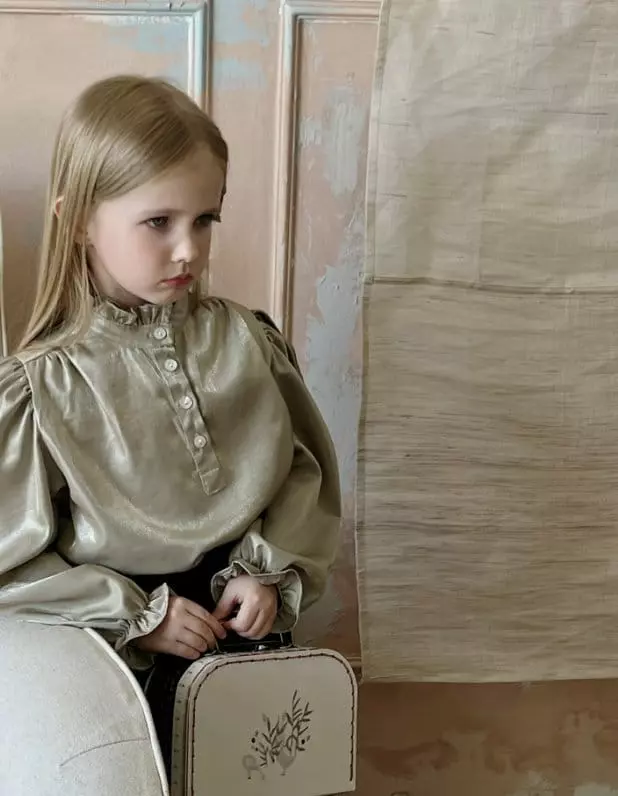 Otaly - Korean Children Fashion - #prettylittlegirls - Shatin Blouse - 7